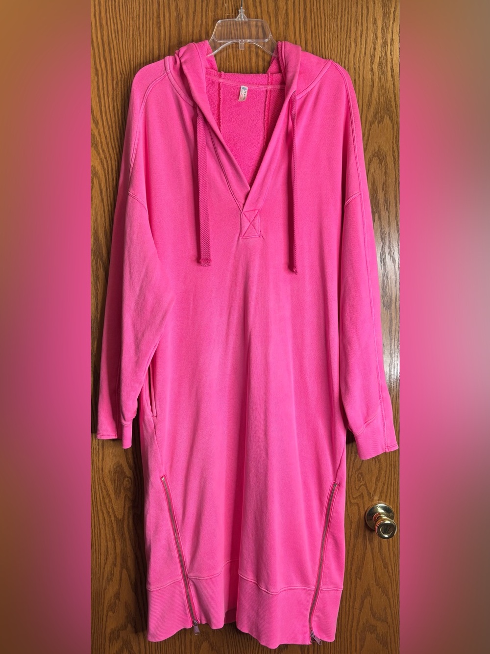 FREE PEOPLE FREE MOVEMENT HOODED SWEATSHIRT DRESS (SPUR OF MOMENT)